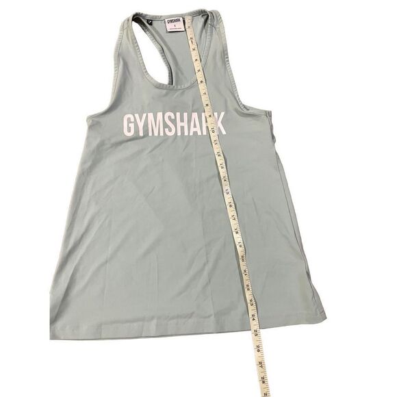 Gymshark mint light green womens open back activewear tank size small - Picture 5 of 7